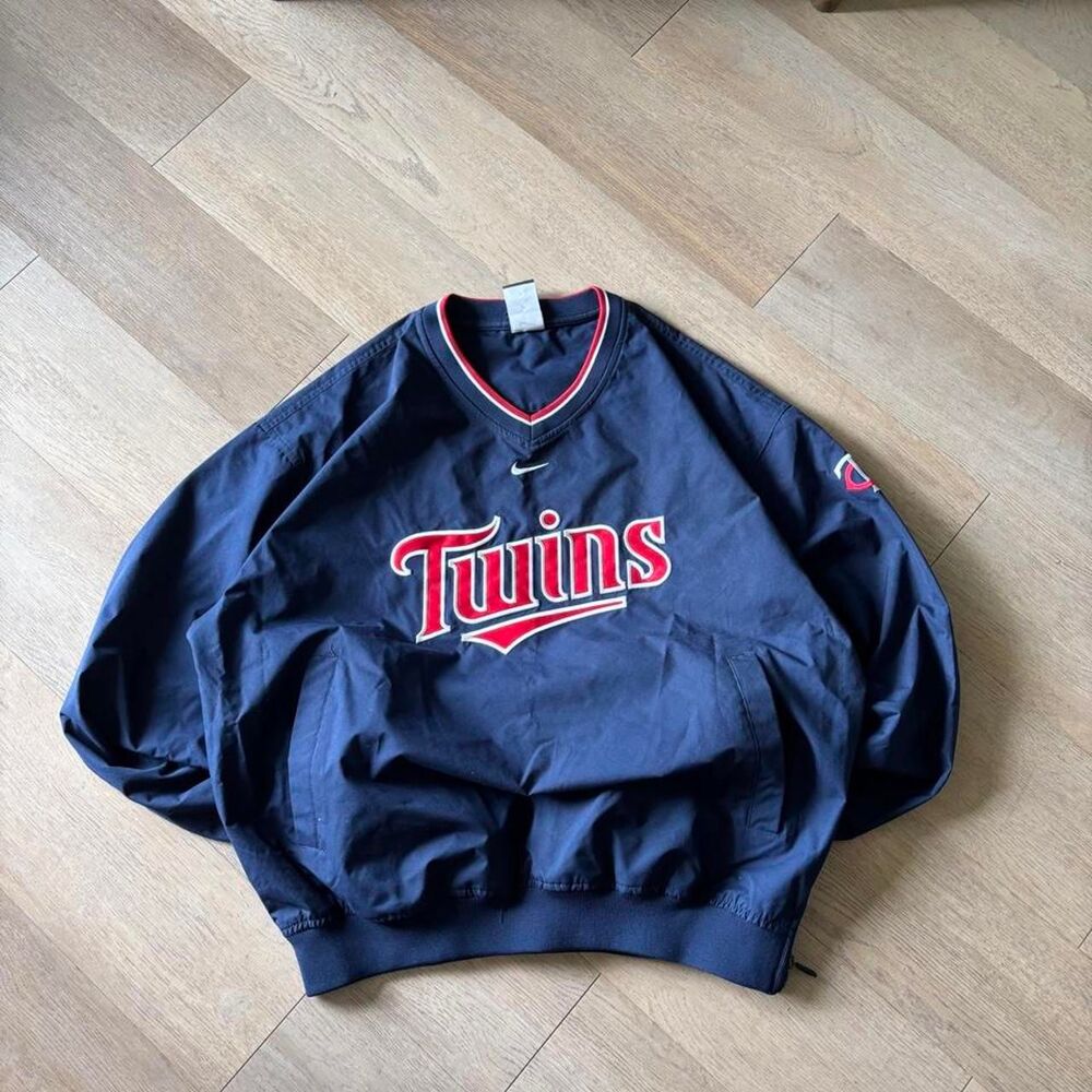 Nike Men's Navy and Blue Jacket